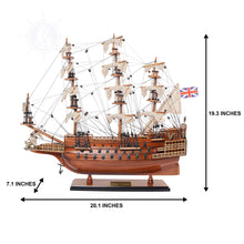 Load image into Gallery viewer, HMS SOVEREIGN OF THE SEAS MODEL SHIP SMALL | Museum-quality | Fully Assembled Wooden Ship Models
