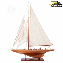 Load image into Gallery viewer, ENTERPRISES SM Model Yacht | Museum-quality | Partially Assembled Wooden Ship Model

