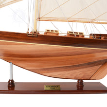 Load image into Gallery viewer, SHAMROCK YACHT L Model Yacht | Museum-quality | Partially Assembled Wooden Ship Model
