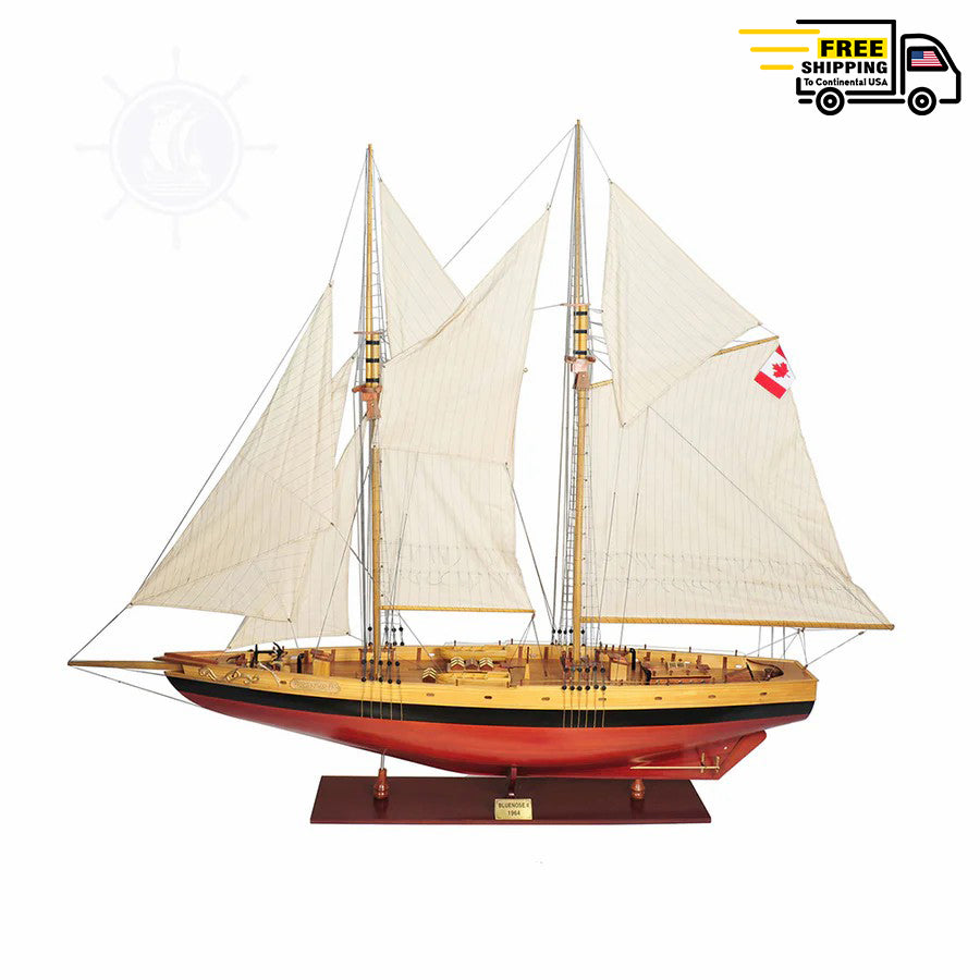BLUENOSE II XL Model Yacht | Museum-quality | Partially Assembled Wooden Ship Model