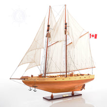 Load image into Gallery viewer, BLUENOSE II FULLY ASSEMBLED 38.5 INCHES | Museum-quality | Fully Assembled Wooden Ship Model

